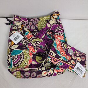Vera Bradley Plum Crazy Combo - Mailbag cross body bag and Turn Lock Wallet
